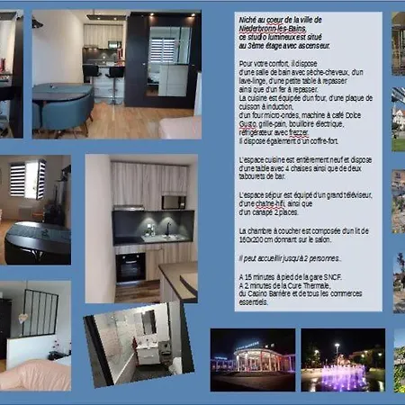 Apartment Classe 3 Etoiles Au Coeur De Niederbronn-les-Bains